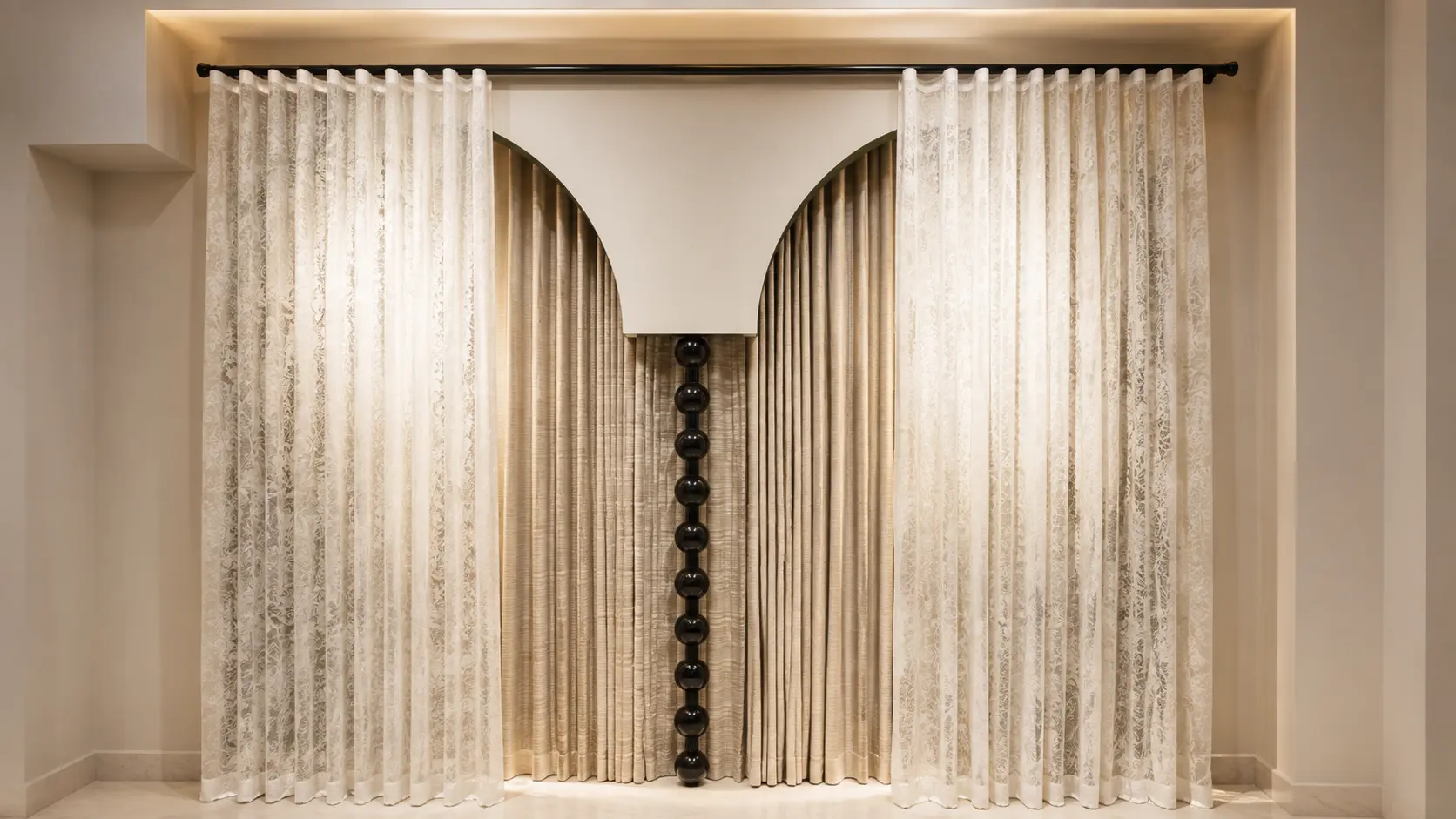 Motorised blackout curtains Dubai