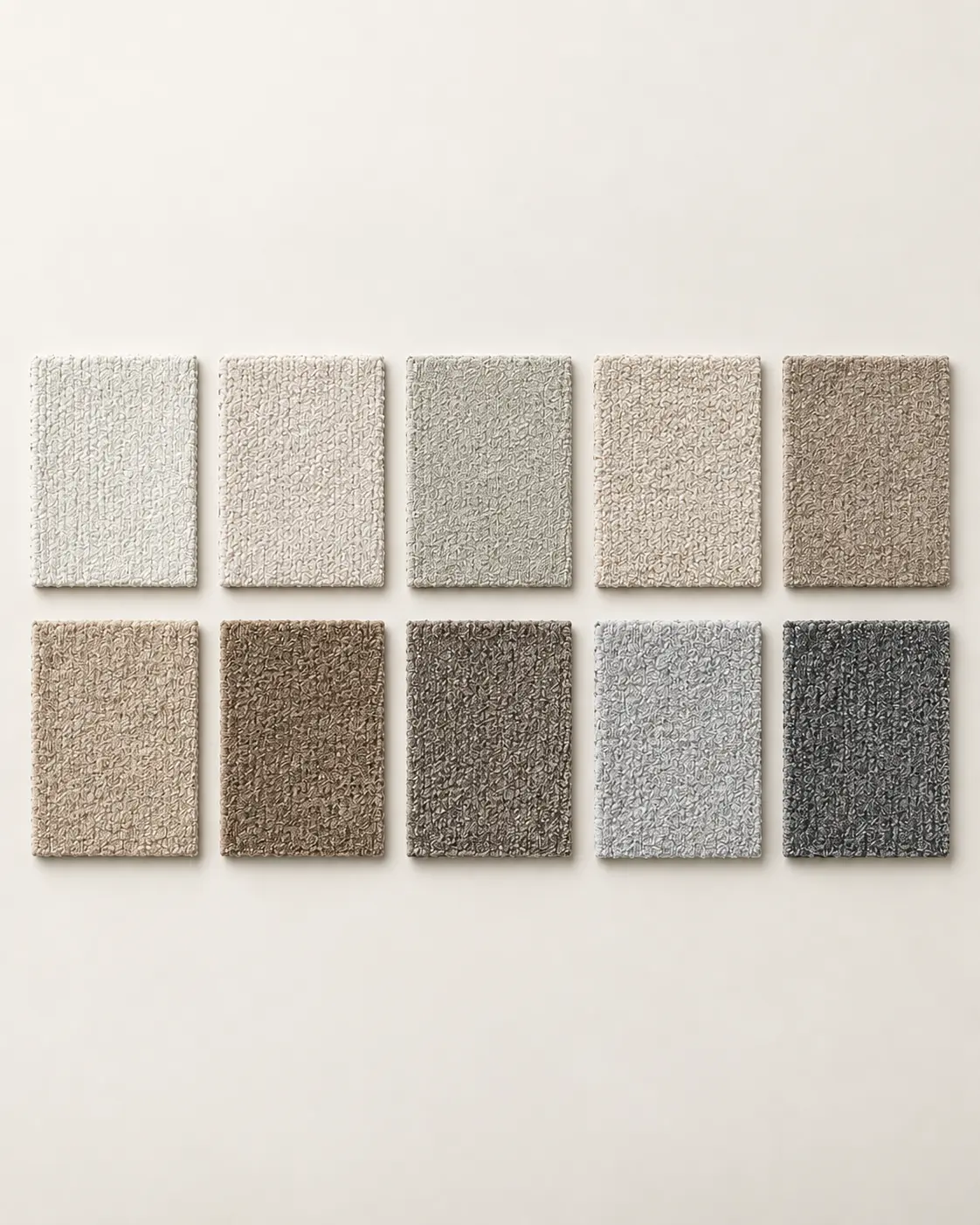Blackout curtain fabric option with soft woven texture