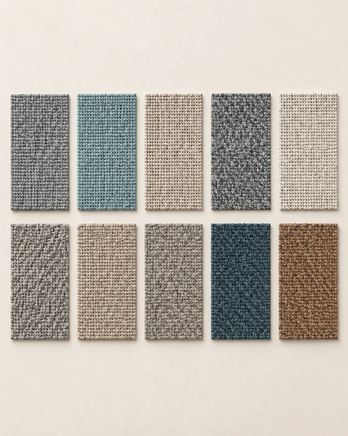 Neutral blackout curtain fabric option